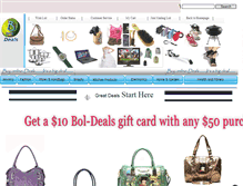 Tablet Screenshot of bol-deals.com